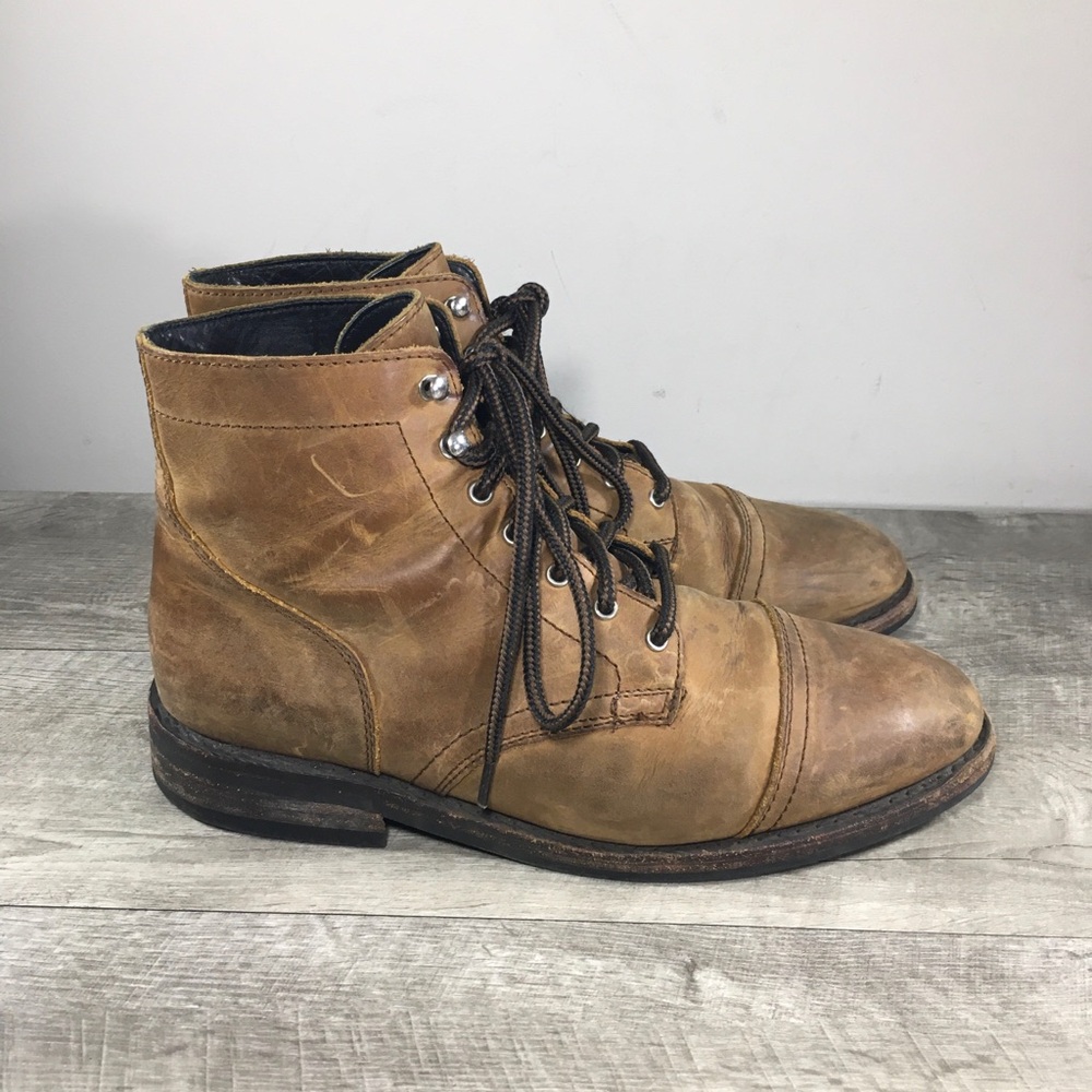 Thursday Boots Captain Everyday Lace-Up Chukka Leather Work Men Dress Boots 11.5